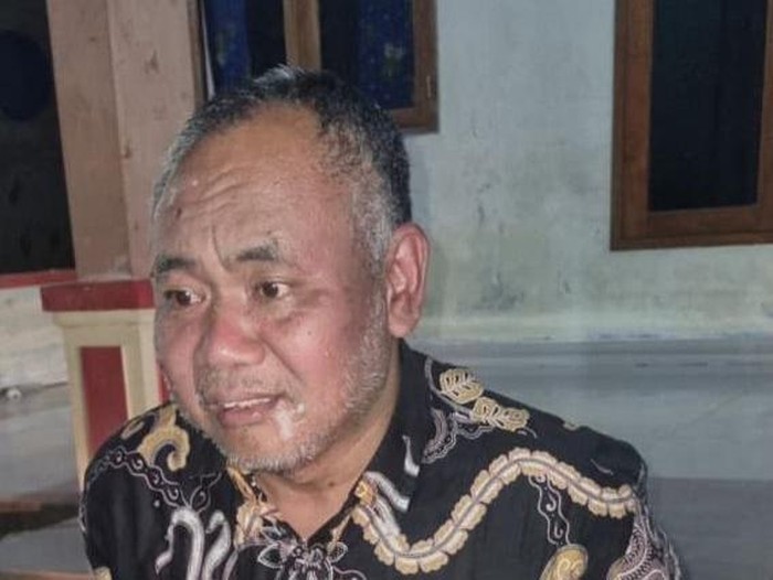 Tersangka AS saat ditangkap di Wonogiri.