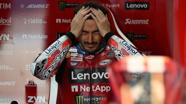 JEREZ DE LA FRONTERA, SPAIN - APRIL 27: Francesco Bagnaia of Ducati Lenovo Team is seen during the official Jerez MotoGP test during the 2026 Spanish Grand Prix (Gran Premio de Espana), the fourth round of the MotoGP World Championship, at the 4.42-kilometer Circuito de Jerez-Angel Nieto in Jerez de la Frontera, Spain on April 27, 2026. (Photo by Burak Akbulut/Anadolu via Getty Images)