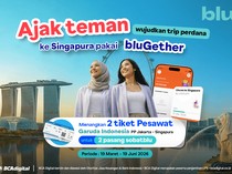 Nabung Bareng Bestie di bluGether, Rebut 2 Tiket PP Jakarta-Singapura