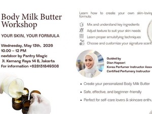 Kulit Sensitif Susah Cocok Skincare? Bikin Body Milk Butter di Workshop Ini