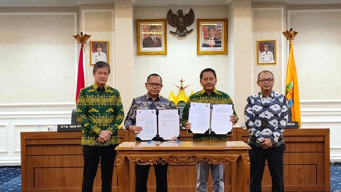 Forum Bisnis bersama REI di Kantor Gubernur Lampung