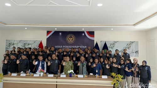 Kanwil Ditjenpas bersama rutan dan lapas se-NTT ikrar bersih dari handphone ilegal, narkoba, dan penipuan, Jumat (8/5/2026).