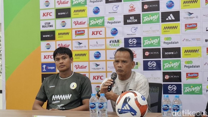Jumpa pers PSS Sleman jelang final Championship 2025/2026 di Stadion Maguwoharjo, Sleman, Jumat (8/5/2026).