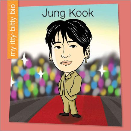 Jungkook BTS Jungkook BTS menjadi orang Korea pertama yang dimuat dalam seri buku biografi anak-anak Amerika Serikat, My Itty-Bitty Bio.