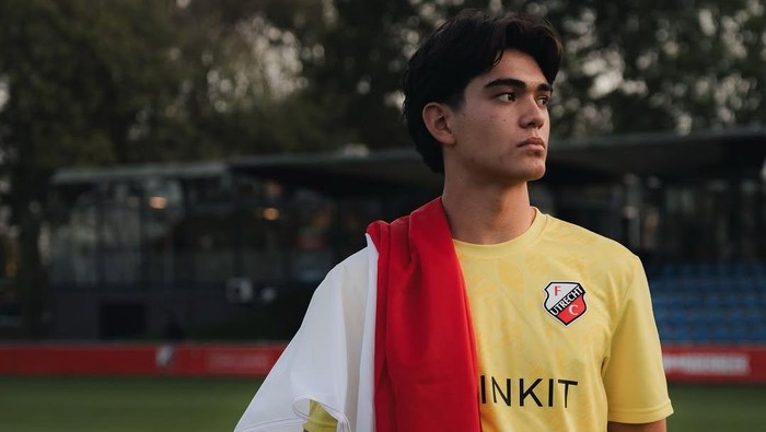 Kiper Timnas Indonesia U-17 Mike Rajasa yang saat ini bermain di FC Utrech.