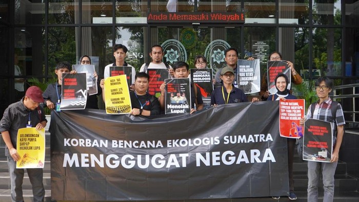 Korban bencana Sumatera menggugat negara ke PTUN. (LBH Banda Aceh)