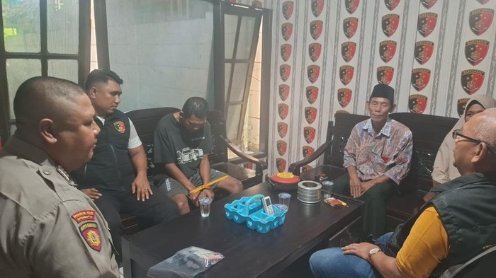 ODGJ saat diamankan pihak kepolisian