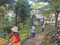 Cerita Perjuangan Petugas Kebersihan di Balik Kemeriahan Lebaran Depok 2026