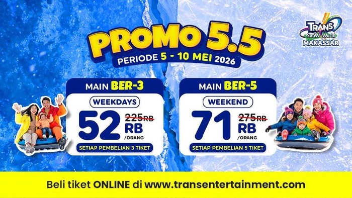 Promo Trans Snow World Makassar