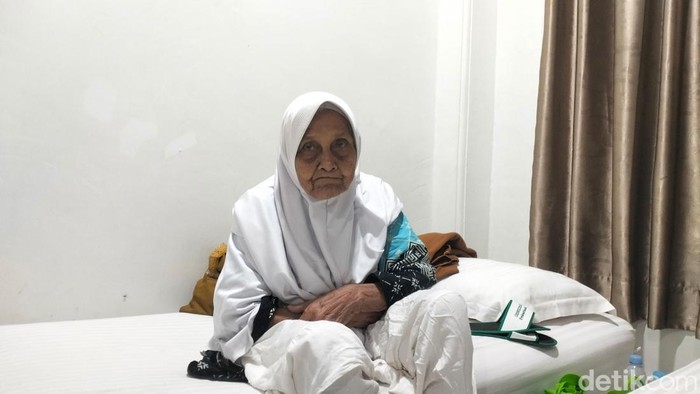 Ramlah Sali berangkat haji di usia 101 tahun (Agus Setyadi/detikcom)