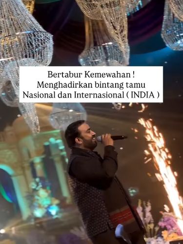Viral! Royal wedding kado mewah dari sang ayah. Bak istana Bollywood, pesta semalam suntuk ini undang artis India & bikin ribuan tamu takjub! Viral! Royal wedding kado mewah dari sang ayah. Bak istana Bollywood, pesta semalam suntuk ini undang artis India & bikin ribuan tamu takjub!