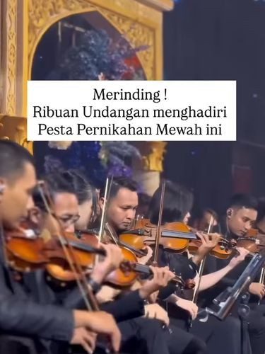Viral! Royal wedding kado mewah dari sang ayah. Bak istana Bollywood, pesta semalam suntuk ini undang artis India & bikin ribuan tamu takjub! Viral! Royal wedding kado mewah dari sang ayah. Bak istana Bollywood, pesta semalam suntuk ini undang artis India & bikin ribuan tamu takjub!