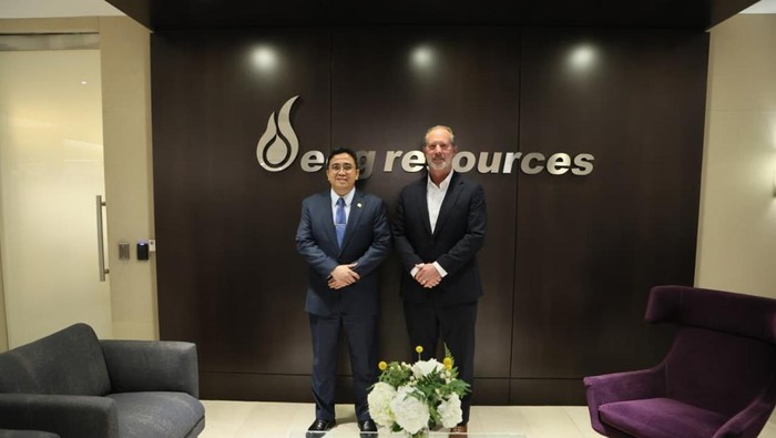 Pertemuan antara Wakil Direktur Utama (Wadirut) Pertamina Oki Muraza, dengan jajaran pimpinan EOG Resources, yakni Joe Korenek (President EOG International dan Vice President International) serta Jonathan Chung (Director Business Development Internat