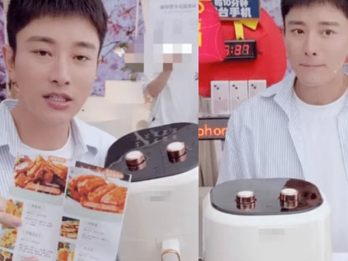 Aktor China Jadi Jualan Makanan