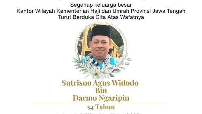Calon Haji asal Blora wafat di Medan.
