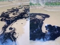Polisi Periksa Pembuang Limbah Oli Bekas yang Bikin Sungai Tarakan Tercemar