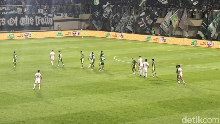 Laga PSS Sleman vs Garudayaksa FC di Stadion Maguwoharjo, Sleman, Sabtu (9/5/2026).