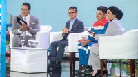Selain itu, Perwira Subholding Downstream Gigih Aji Wicaksono turut berbagi pengalaman mengenai upaya menjaga distribusi dan ketersediaan energi bagi masyarakat hingga ke berbagai wilayah.