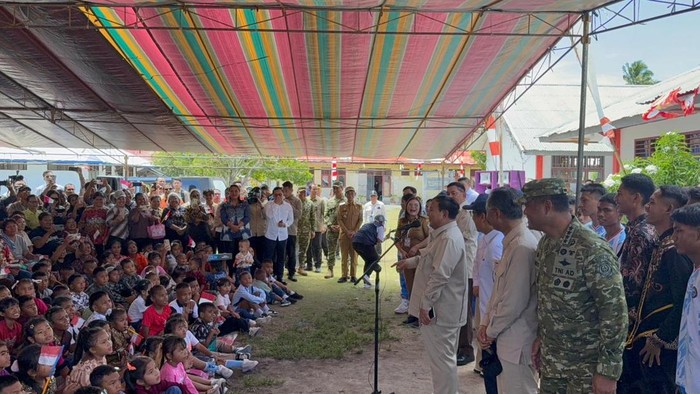 Presiden Prabowo Subianto di Miangas