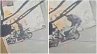 Detik-detik Rekaman CCTV Polisi Lampung Ditembak Saat Tangkap Basah Curanmor