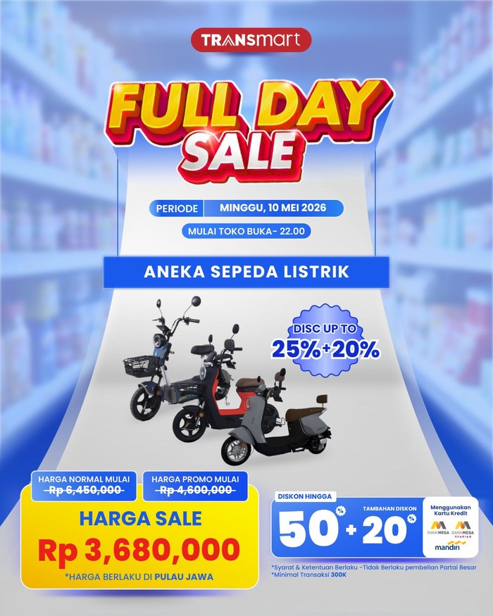 Transmart Full Day Sale 10 Mei 2026