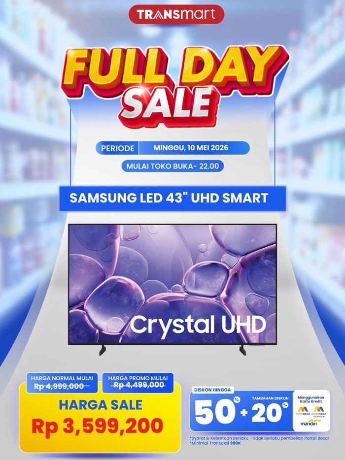 Transmart Full Day Sale 10 Mei 2026