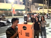 Tren Baru Photobooth Jl Tunjungan Surabaya, Nggak Pakai Turun Kendaraan