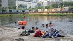 Waduk Melati Ramai Jadi Tempat Santai Warga
