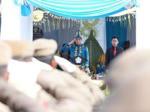 Wamendagri Pimpin Upacara HUT ke-195 Kendari, Ingatkan Penguatan Tata Kelola