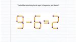 Tes Kemampuan Matematika dan Logika Cukup Pakai Korek Api, Bisa Selesaikan?