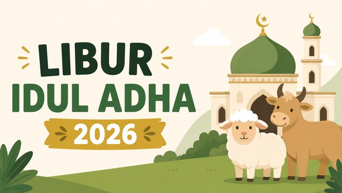 Hari libur Idul Adha 2026 berlangsung selama 2 hari, yakni tanggal 27-28 Mei 2026. 