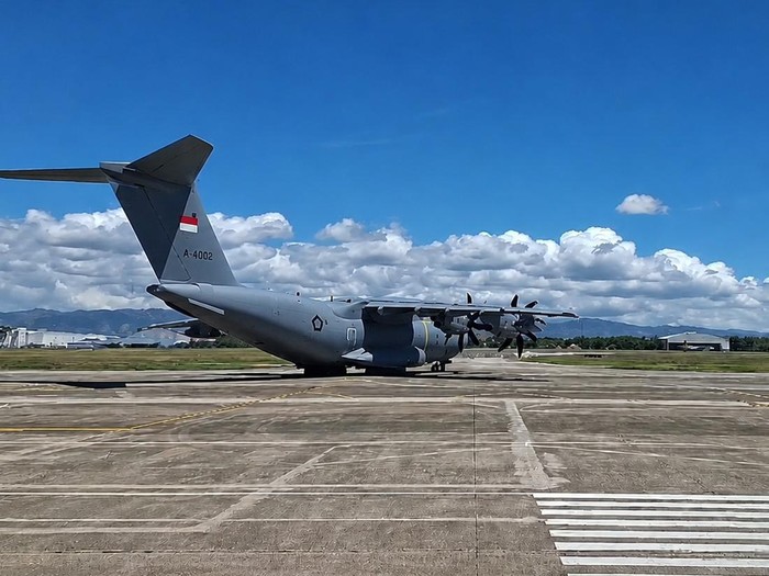 Mobil Maung MV3 Garuda Limousine diterbangkan ke Filipina menggunakan pesawat Airbus A400M milik TNI Angkatan Udara (AU). (dok Biro Pers Istana)