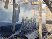 Gudang 2 Lantai di Kerobokan Terbakar Diduga gegara Api Sisa Bakar Sampah