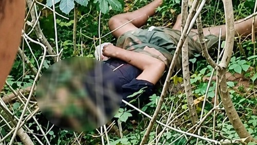 Seorang pria ditemukan tewas di semak-semak halaman kosong Lingkungan Gindi, Kelurahan Jatiwangi, Kecamatan Asakota, Kota Bima, NTB, Minggu (10/5/2026). (Foto: Istimewa)