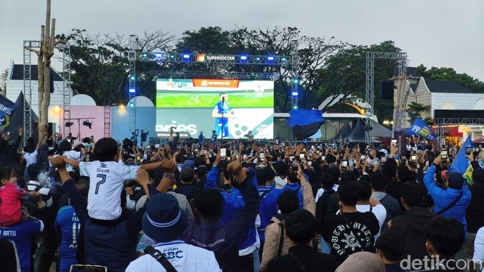 Suasana nobar bobotoh