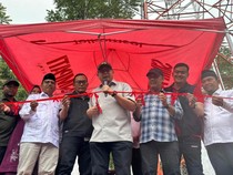 Andre Rosiade Saat Peresmian BTS di Malalak Utara Sumbar: Kami Pastikan Pembangunan