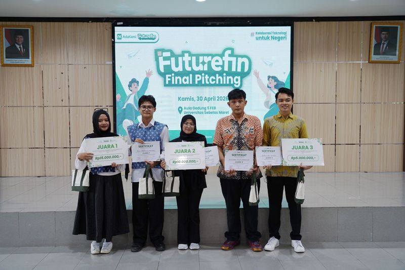 AdaKami & UNS Umumkan Pemenang Lomba Karya Tulis FutureFin, Ini Inovasinya AdaKami & UNS Umumkan Pemenang Lomba Karya Tulis FutureFin, Ini Inovasinya