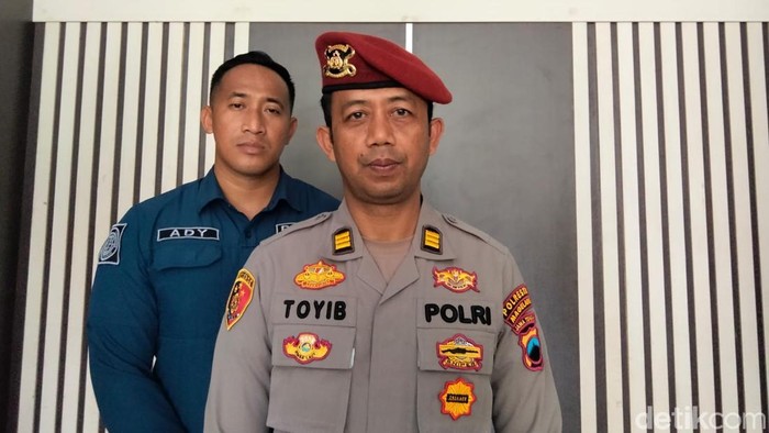 Wakasat Reskrim Polresta Magelang AKP Toyib Riyanto di Lobby Polresta Magelang, Senin (11/5/2026).