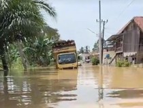 3 Kecamatan di Muratara Mulai Surut, Rawas Ilir Masih Dikepung Banjir