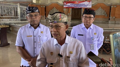 Bupati Klungkung I Made Satria, Senin (11/5/2026). (Fatih Kudus Jaelani/detikBali).