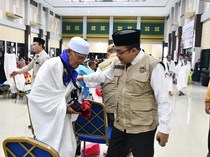 444 Jemaah Haji Kloter 13 Palembang Berangkat ke Arab Saudi, 1 Orang Sakit