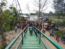 Jembatan Gantung Perintis Garuda Terpanjang di Aceh Tamiang Diresmikan