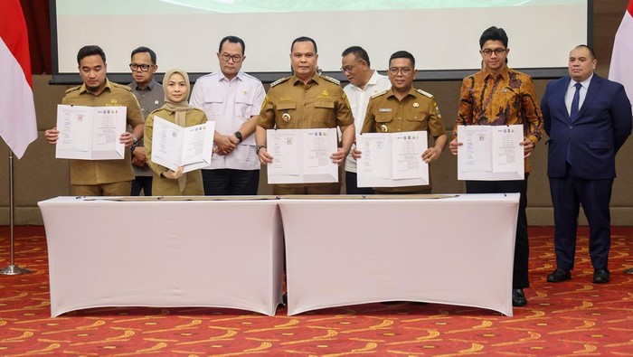 Kerja sama pembangunan PSEL Serang Raya di TPSA Cilowong. (Dok ist)