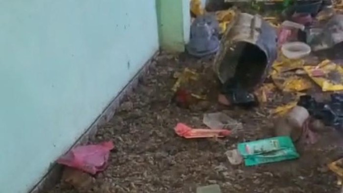 Kontrakan kotor penuh tengkorak kucing di Bekasi.