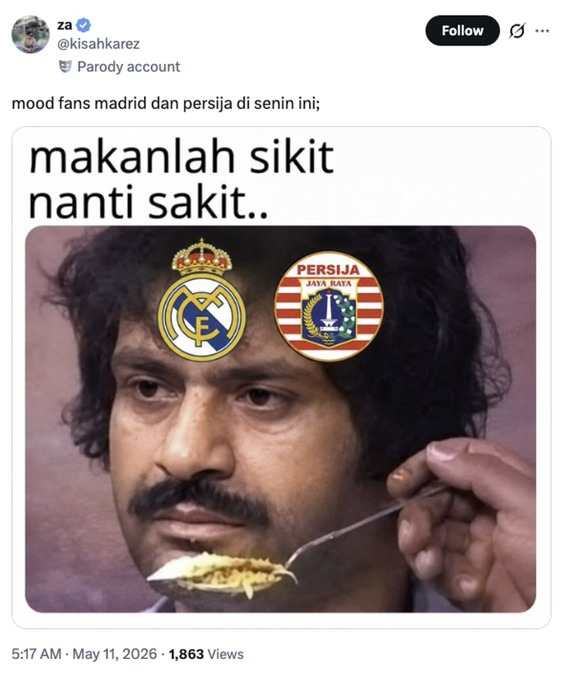 Meme Menohok Real Madrid usai Barca Juara La Liga
