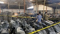 Polda Metro Bongkar Gudang Ribuan Motor Hasil Kejahatan di Jaksel