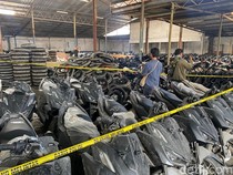 Polda Metro Bongkar Gudang Ribuan Motor Hasil Kejahatan di Jaksel