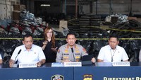Asal-usul Ribuan Motor Ilegal di Gudang Jaksel, 'Dimutilasi' lalu Diekspor