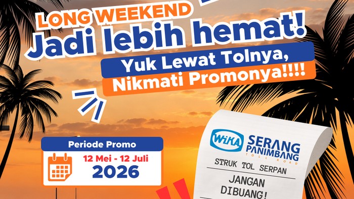 Promo jalan tol Serang-Panimbang