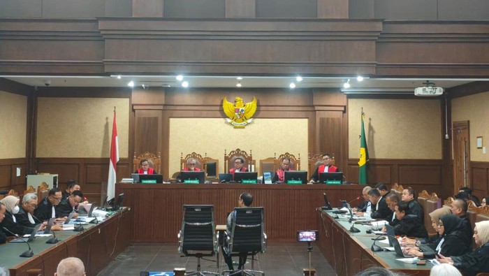 Sidang Nadiem Makarim (Kurniawan/detikcom)